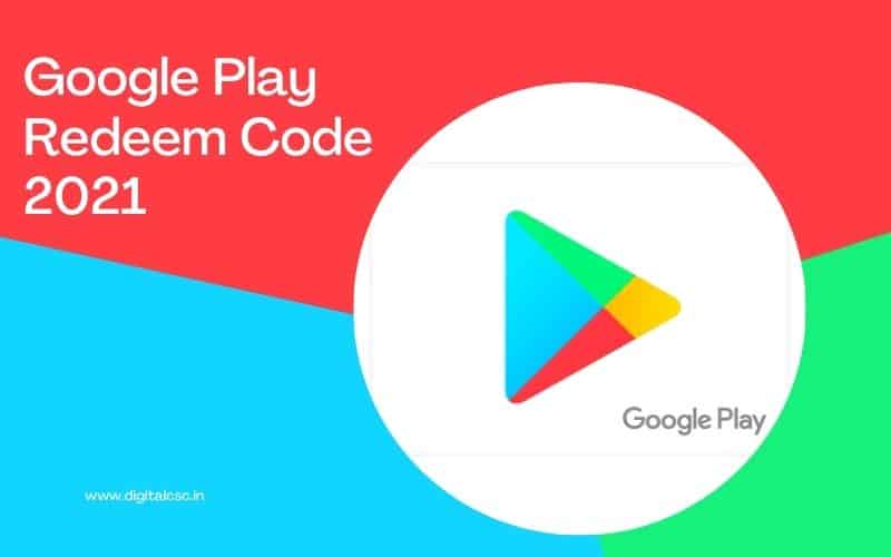 Google Play Redeem Codes Today-Free (₹10, 20, 30, 50)